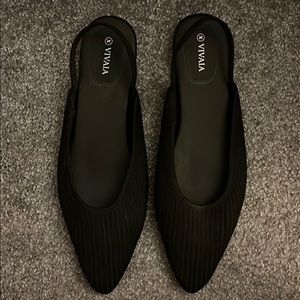 VIVAIA Pointed-Toe Sling-Back Sandals